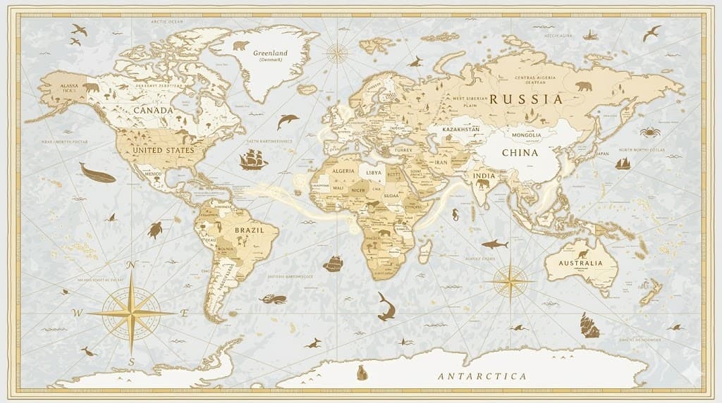 World Map Background